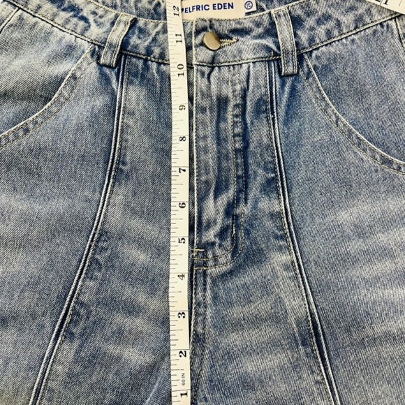 NWT Elfric Eden Loose Baggy Wide Leg Jeans Size 25 - Picture 8 of 10